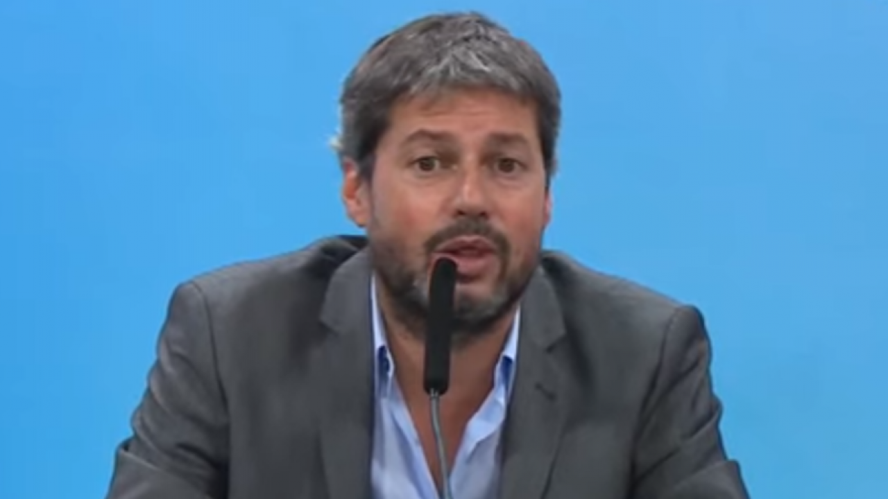 Conferencia de prensa de Matías Lammens y Mario Meoni