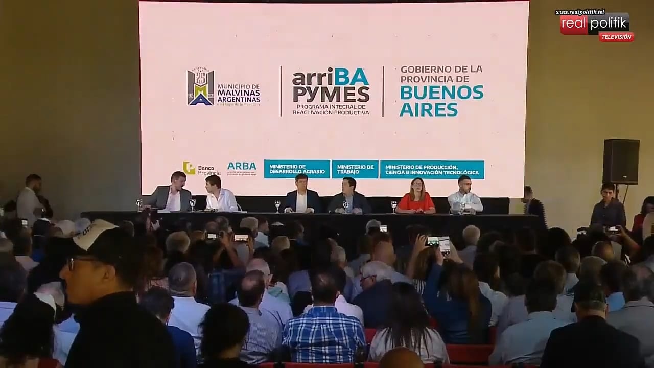 Presentación de Arriba PyMES en Malvinas Argentinas
