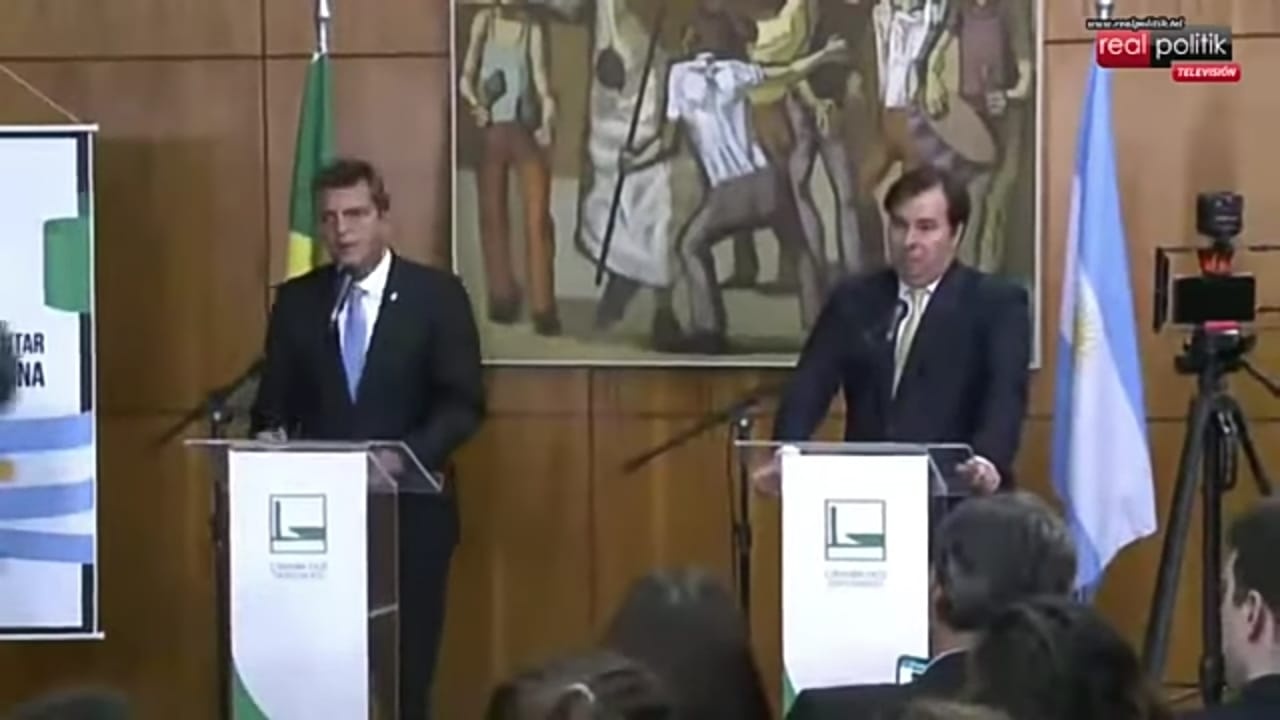 Visita parlamentaria de Sergio Massa en Brasil