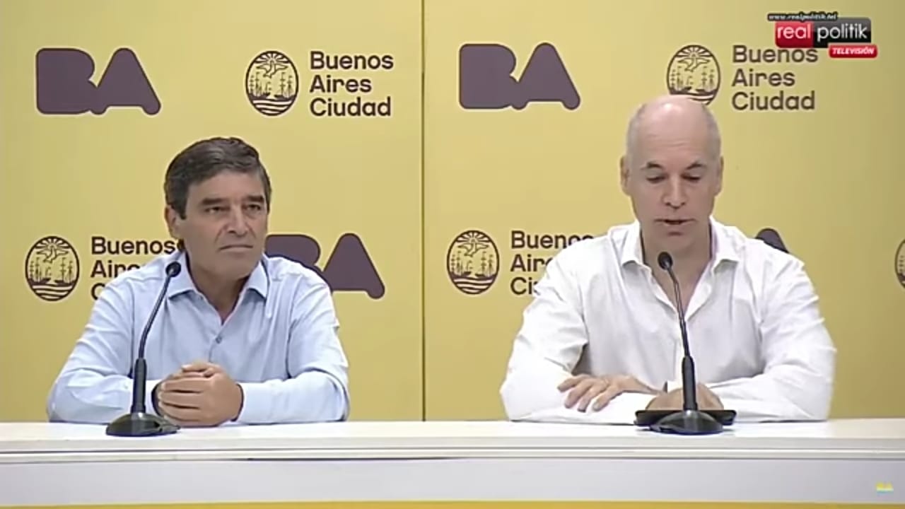 Horacio Rodríguez Larreta y Fernán Quirós hablan sobre la prevención del coronavirus