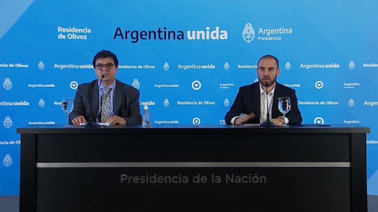 Anuncio de medidas económicas: Hablan Martín Guzmán y Claudio Moroni