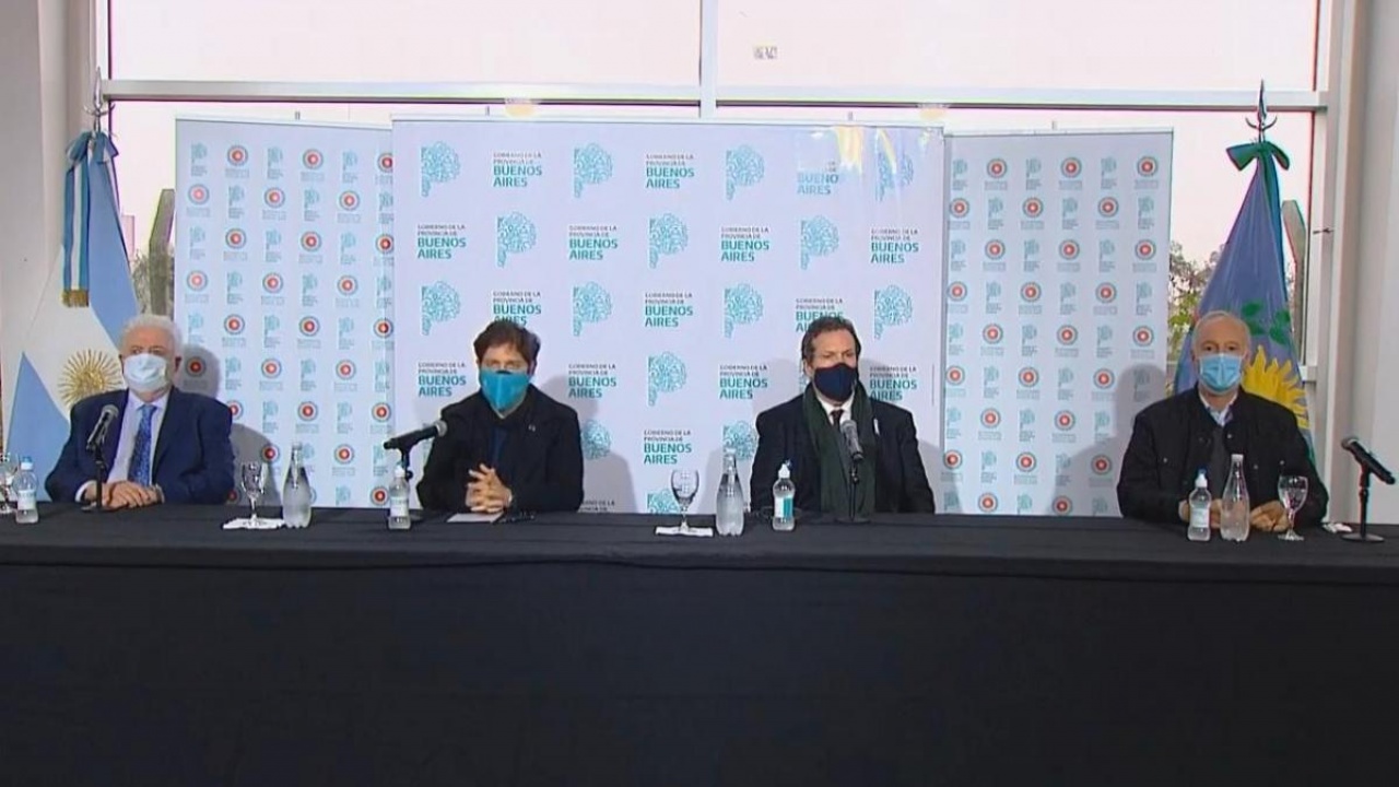 Axel Kicillof presenta el programa "Acompañar"