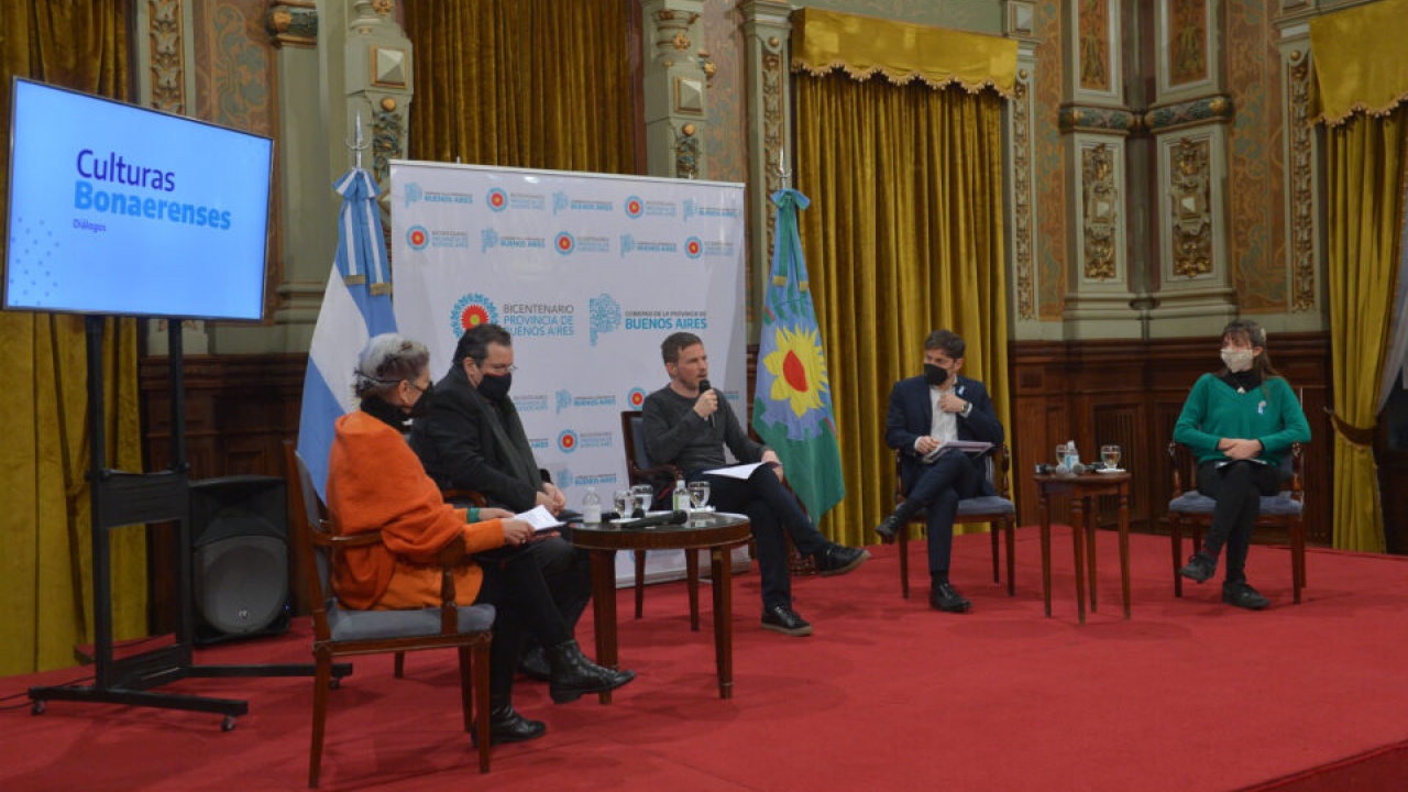 Kicillof participa de la apertura de las conferencias virtuales "Culturas Bonaerenses"