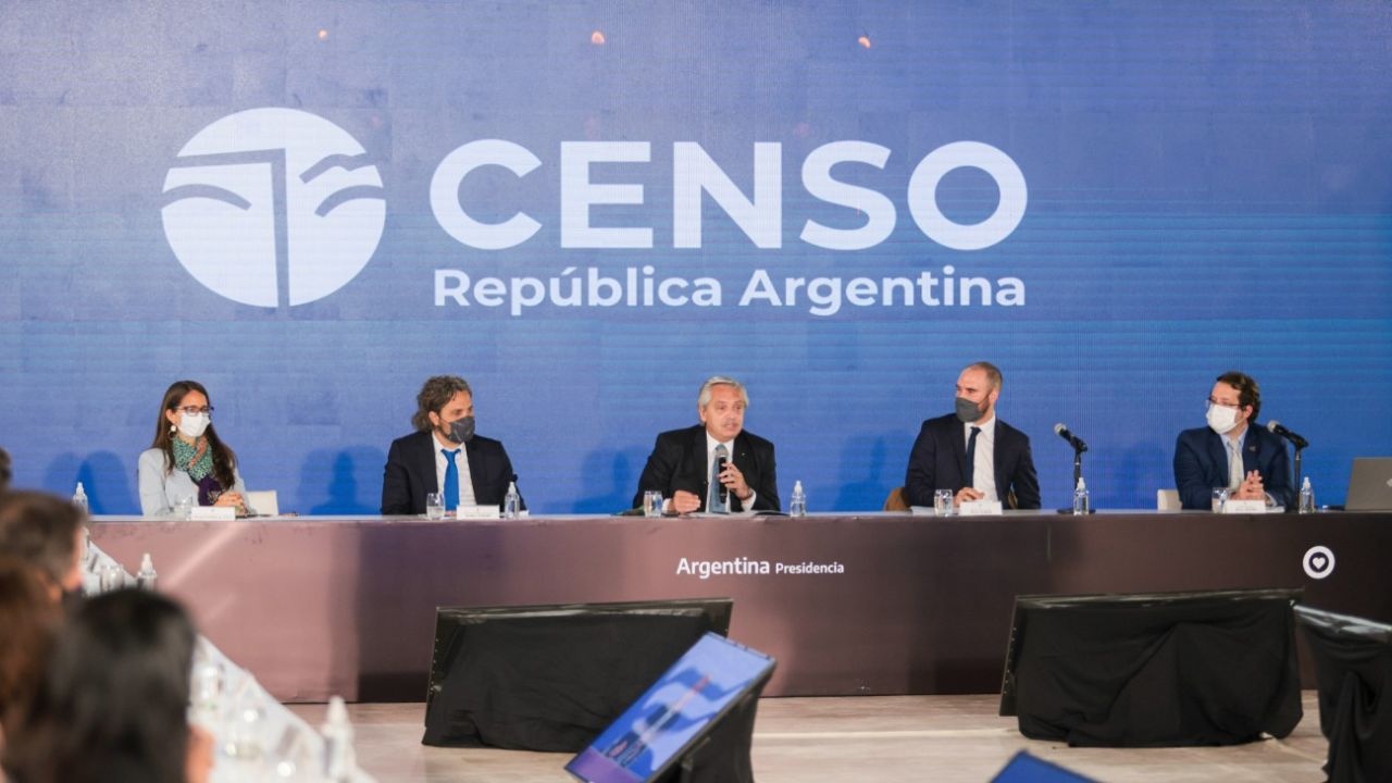 Alberto Fernández encabezó un acto por el Censo Nacional