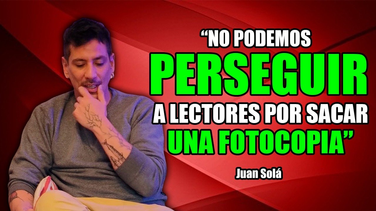 Juan Solá: "La literatura no es un privilegio, es un derecho"